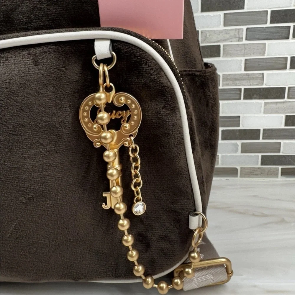 Viral Vintage Juicy Couture The key to Juicy Chocolate Md Backpack NWT EXCLUSIVE